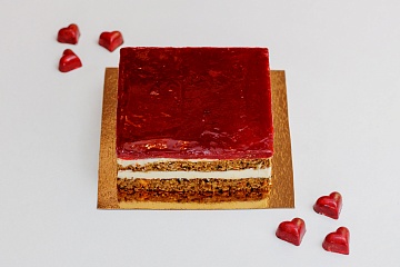 Торт "Вкус детства" клубничный